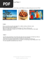 Art and Culture-Exam Paper PDF