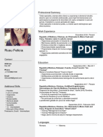 Rusu Felicia CV PDF