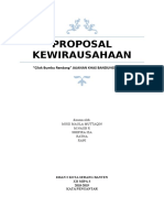 Proposal Kewirausahaan