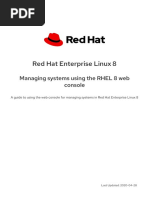 Red Hat Enterprise Linux-8-Managing Systems Using The RHEL 8 Web console-en-US