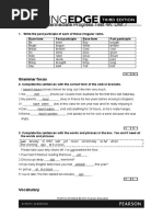 Cutting Edge Unit 7 Progress Test