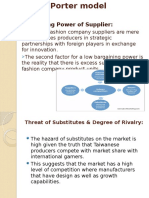 Bargaining Power of Supplier