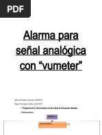 Alarma para Señal Analógica Con