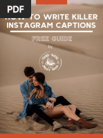 How To Write Killer Instagram Captions: Free Guide