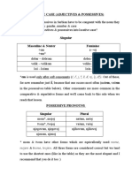 Locative Case (Adjectives & Possessives) : Singular