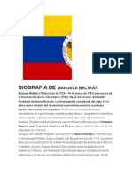 Biografia Manuela Beltran