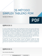 Método Simplex Minimizar