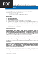 05 - Psicoprevencion y Psicologia de La Emergencia - Tarea V1 PDF