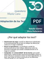 Adaptación de Los Test