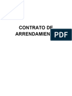 Contrato de Arrendamiento en BLANCO.