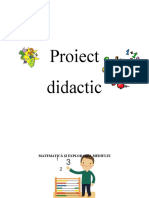 Proiect Didactic: Matematică Și Explorarea Mediului