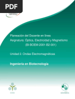 Planeación Didáctica - Unidad 2. Ondas Electromagnéticas - Oem (Bi-Boem-2001-B2-001) PDF