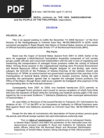 Petitioner Vs Vs Respondents: Third Division