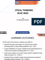 Critical Thinking Slide