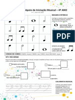 Ficha de Iniciação Musical - 4º Ano