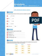 Guia Septimo Numeros Enteros PDF