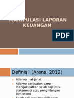 Manipulasi Laporan Keuangan