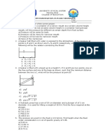 Midterm Examination in Fluid Mechanics