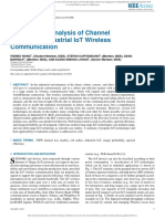 Comparative Analysis of Channel Models For Industrial Iot Wireless Communication