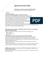 Quarantine Assignment 25-03-2020