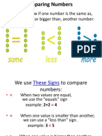 Comparing Numbers