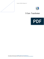 E-Core Transformer: Created in COMSOL Multiphysics 5.4