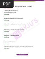 ICSE Class 8 Physics Selina Solution Chapter 6 Heat Transfer