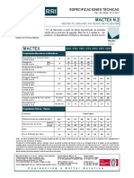 TDS MX Ficha Técnica Mactex N2 PDF