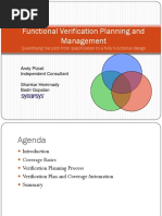 Functional Verification Planning and Management: Quantifying The Path From Specification To A Fully Functional Design