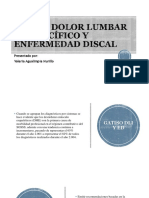 Gatiso Dolor Lumbar Inespecífico y Enfermedad Discal