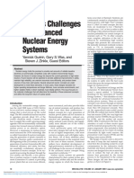 Aterials Challenges For Advanced Nuclear Energy Systems: Yannick Guérin, Gary S. Was, and Steven J. Zinkle, Guest Editors