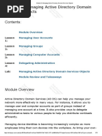 5-Module 3 - Managing Active Directory Domain Services Objects