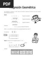 Progresión Geométrica