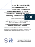 Guidance FDA STERILIZATION PDF