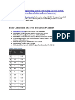 Starter-Parts-Contactor-Fuse-Cb-Thermal-Overload-Relay: Basic Calculation of Motor Torque and Current