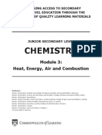 Chemistry: Heat, Energy, Air and Combustion