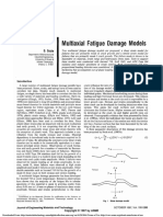 Multiaxial Fatigue Damage Models: D. Socie