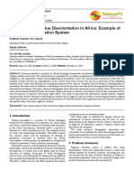 Foundations of Value Disorientation in Africa - Example of Nigerian Education System