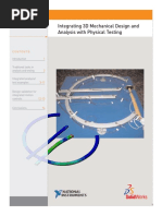 Cosmos: Integrating 3D Mechanical Design and Analysis With Physical Testing