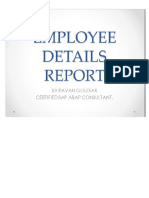 Employee Details Report Using Logical Database - PNP