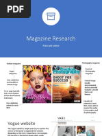 Magazine Research