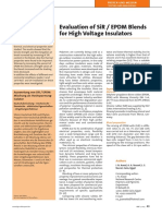 Evaluation of Sir / Epdm Blends For High Voltage Insulators