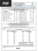 Water Resource Management Grease Trap Size Calculation Data Sheet