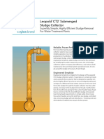 Leopold CT2 Submerged Sludge Collector: Superbly Simple, Highly Efficient Sludge Removal For Water Treatment Plants