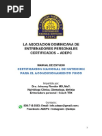 Manual Certificacion Nacional de Nutricion - Adepc 2019 PDF