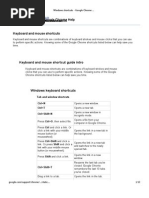 Windows Shortcuts - Google Chrome Help