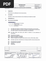 Sistema de Codificacion Universal Rev 0 SGC-IN-GE.01