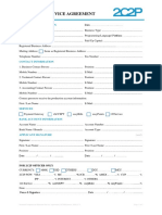 Application Form Merchant Agreement MM