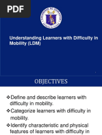 Understanding Learners With Difficulty in Mobility (LDM) : Department of Education