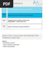 W6 - ANALYTICAL TOOLS AND TECHNIQUES FOR FINANCIAL ANALYSIS - 2020 - Final PDF